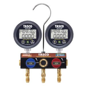 TASCO イチネンタスコ ゲージマニホールド イチネンTASCO タスコ R134Aゲージマニホールド TA126-1 | 作業工具