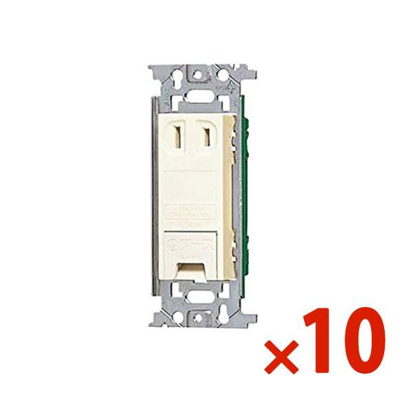 Panasonic パナソニック フルカラー 埋込アースターミナル付コンセント フラット型 WN10...