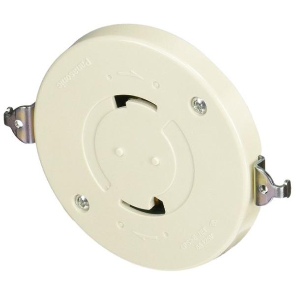 Panasonic パナソニック 引掛埋込ローゼット ミルキーホワイト フル端子 送り端子付 WG6...