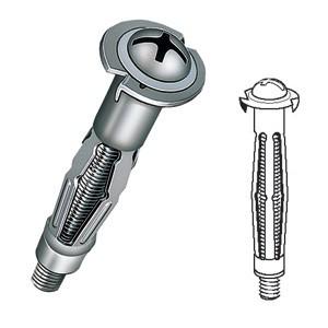 Jefcom ジェフコム DENSAN デンサン ボードアンカー 適用板厚3〜9mm 50本 A-4...