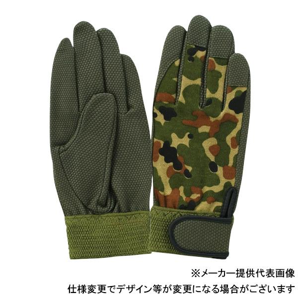 富士グローブ 合成皮革手袋 PUライナーアルファ 迷彩M 0735