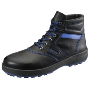 SIMON シモン 安全靴 編上靴　SL22-BL黒 ブルー 27.0cm 1706200