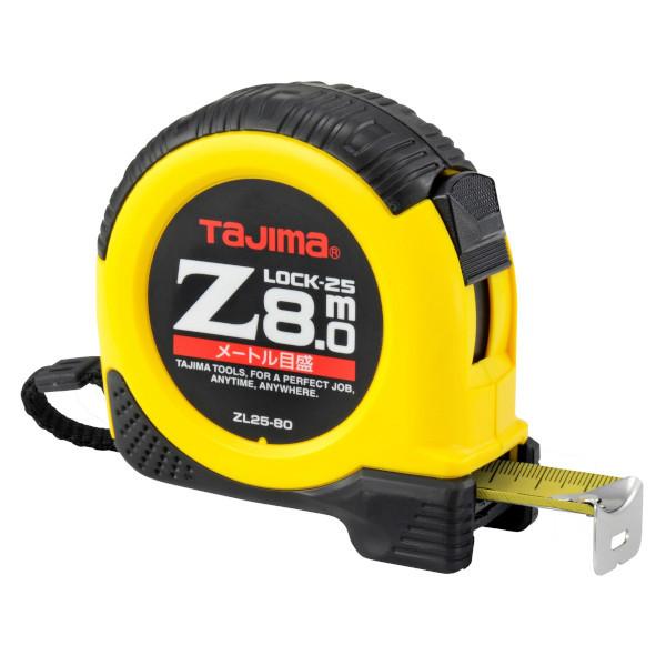 TAJIMA タジマ Zロック-25 8m メートル目盛 ブリスター ZL25-80CB ZL258...