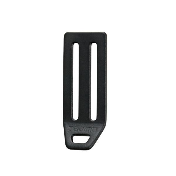 TAJIMA タジマ L型D環止め（アルミ2穴）ブラック TA-LAD2BK TALAD2BK