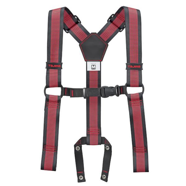 TAJIMA タジマ サスペンダーリミテッド ライン赤 Mサイズ YPLM-LRE YPLMLRE