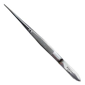 イチネンMTM ミツトモ 超精密ピンセット 先端極細型 ギザ付 105mm 4641