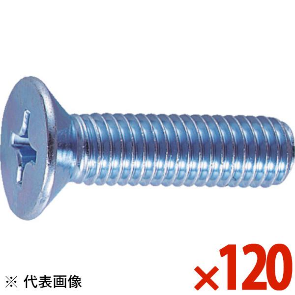 TRUSCO 皿頭小ネジ ユニクロ サイズM4X30 120本入 B020430