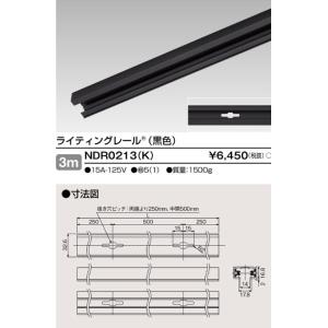 ダクトレール 3m 白 NDR0213 TOSHIBA/東芝 ライティングレール 本体