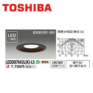 東芝ライテック 【当日発送OK!】東芝 LEDD85032(W) LEDダウンライト