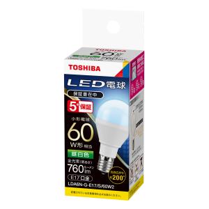 東芝ライテック LED電球・電球形 E17口金 ミニクリプトン形 小形電球