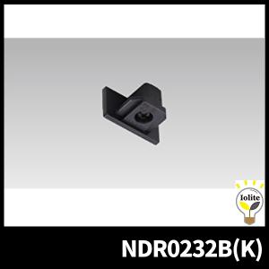 東芝ライテック NDR0232B(K) ライティングレール 6形エンドキャップ 黒ねじ