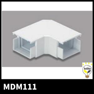 マサル工業 MDM111 平面マガリ1号 グレー 1個 エムケーダクト付属品｜denzai-mansai