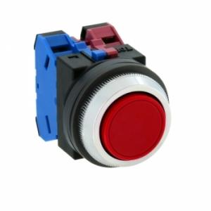 IDEC ABN111R 押ボタンスイッチ平形 赤 30φ1ａ1ｂ