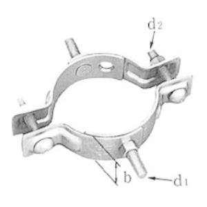 イワブチ CABD-8 自在バンド NHK適合品 80〜110φ 幅40ミリ