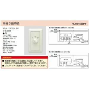 神保電器 10284 PW Jワイドロータリスイッチ用ツマミ ピュアホワイト｜denzai-net