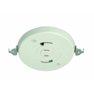 神保電器 1382 PW 埋込引掛シーリングボディ コンセント付 ピュアホワイト色｜denzai-net