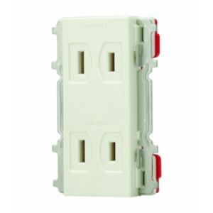 神保電器 JEC-BN-55K PW ダブルコンセント