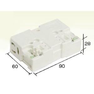 TERADA XYZ80002W ブロックコンセント 2分岐(ホワイト) ホワイト｜denzai-net
