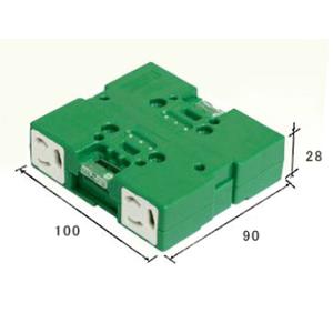 TERADA XYZ80004G ブロックコンセント 4分岐(グリーン) グリーン｜denzai-net