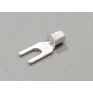 ニチフ 2Y-3S 裸先開型圧着端子 100個入 Y型 2Y-3S