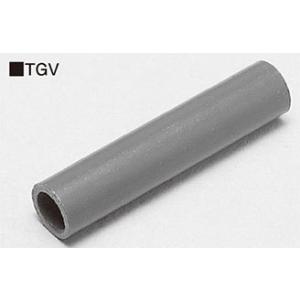 TGVB-0.5 被覆付圧着スリーブ 透明 100個入 突合せTG型 B-0.5 ニチフ