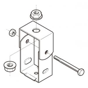 ネグロス DPY2-W3 レースウェイ吊金具 W3/8 DP1_2兼用 耐荷重50キロ