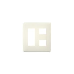 パナソニック WN6005W フルカラーモダンプレート 5コ用 ミルキーホワイト 5コ用 ミルキーホワイト