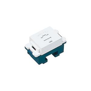 パナソニック WNT15629W 埋込テレホンモジュラジャック 6極2心 フル端子 ホワイト 6極2...