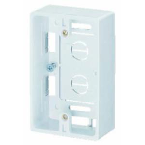 未来工業 MSB-1W モール用スイッチボックス 1個用 カベ 白