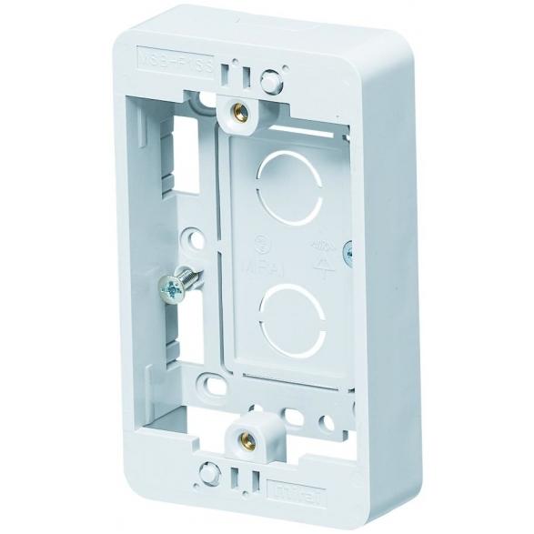 未来工業 MSB-F1SSW モール用スイッチボックス Fタイプ 1個用超浅型