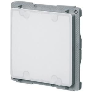 未来工業 OF-12P2Y プラ塗代カバーワンタッチ 中四角小判型 2個用