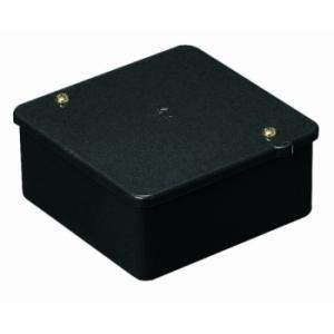 未来工業 【PVK-ALNK】ブラック PVKボックス 大形四角(浅型) ノック付