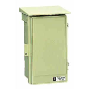 未来工業 WB-2AJ ベージュ色 ウォルボックス （屋根付 タテ型） : エヌ