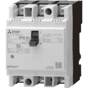 三菱 漏電ブレーカー2点 125A 100A 三菱電機（MITSUBISHI ELECTRIC） 単3中性線欠相保護付ノーヒューズ