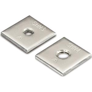 八州電工 SHNW4 中ナット 10個入 SUS304(ネジ径1/2)