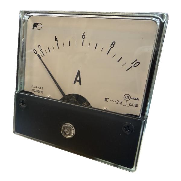富士電機　指示電気計器　パネルメータ　交流電流計・交流電圧計（可動鉄片形）　80角　FSN-80 1...