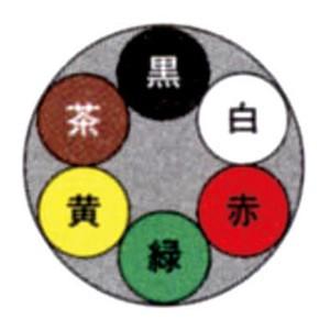 富士電線　ＶＣＴＦ ０.３ＳＱx６Ｃ(芯)　１００m巻　丸形(丸型)　ビニールキャブタイヤコード ☆...