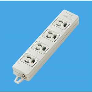 新品　パナソニック　OAタップ　WCH2404H　接地15A抜け止め形　4個口　グレー　コードなし ...