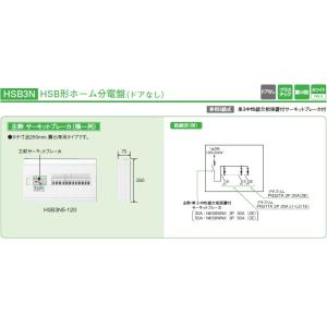 HSB3N5-42 主幹サーキットブレーカ50...の詳細画像1