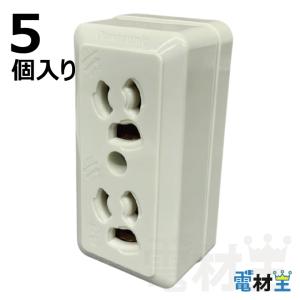 Panasonic（パナソニック） (手配品) 接地15A露出抜け止めダブル