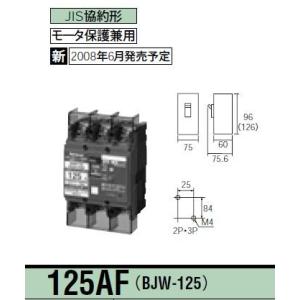 パナソニック　Panasonic 漏電ブレーカBJW型　125AF 3P3E100A　30mA　BJW31003K｜denzaisuper-youmall