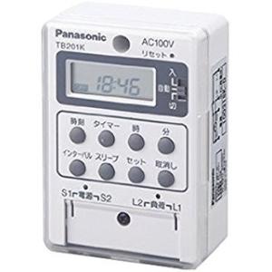 Panasonic パナソニック　ボックス型電子式タイムスイッチ　24時間式　AC100V　別回路　TB20101K｜denzaisuper-youmall