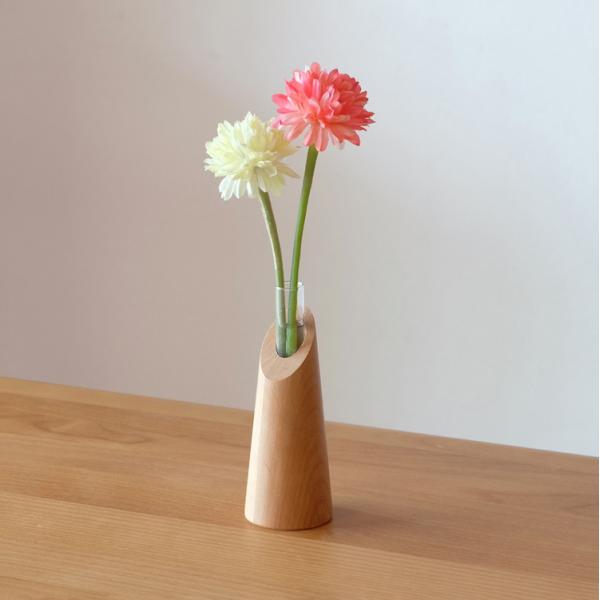 【3/16-3/20は特別価格！】 一輪挿し おしゃれ 木製 アルダー デコラ 一輪ざし マウンテン...