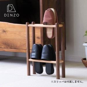 スリッパ収納 ラック 収納家具 玄関 デコラ スリッパラック 36 ナチュラル+ミディアムブラウン ISSEIKI