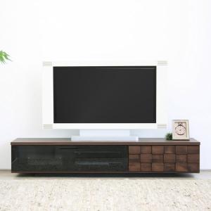 テレビボード おしゃれ 160cm ローボード テレビ台 収納 組み木風 日本製｜denzo