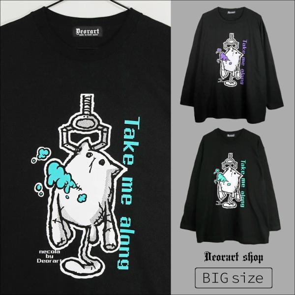 オーバーサイズ・プリント ロンT [GAME ネコラ][Deorart Record] DRTP00...
