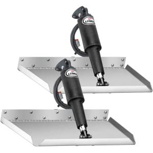 【並行輸入品】Trim Tab Kit 12inch X 18inch 12V Edge Mount　