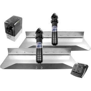 【並行輸入品】Bennett 249E Hydraulic Trim Tab Set with Euro-Style Control - 24inch