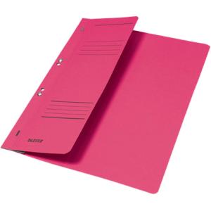 Esselte Leitz Hole Punched Folders 1/2 Front Cover-A4 Manila Cardboard-Red　並行輸入品｜dep-dreamfactory