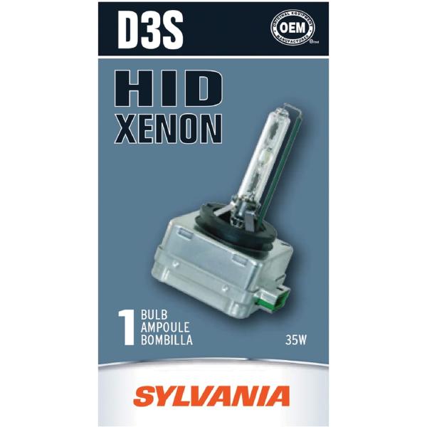 SYLVANIA - D3S Basic HID (高輝度放電) ヘッドライト電球 - 高性能 明る...